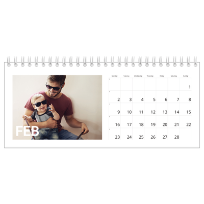 Desk calendars — Big month [February]