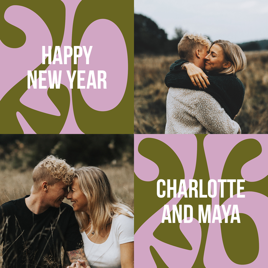 Cards — Blush and khaki