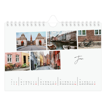 A5 Landscape Photo Calendar — City break