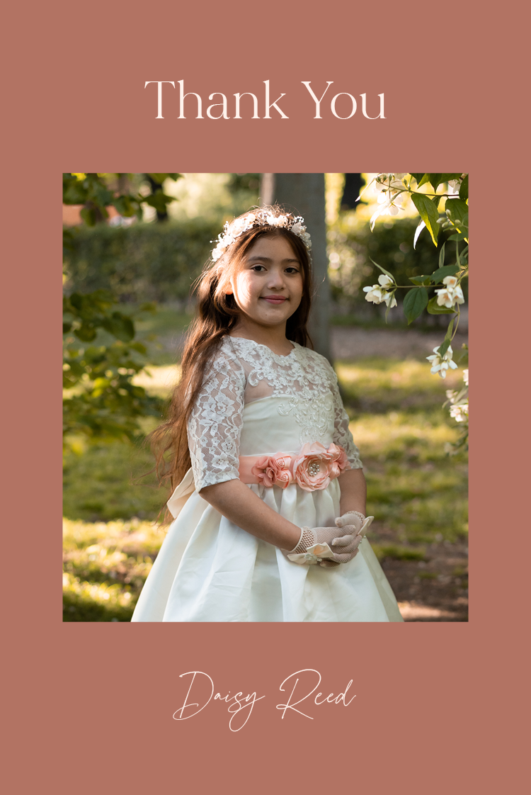 Thank you cards — Modern and earthy