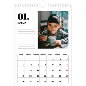 A4 Photo Calendar — Serif and moments