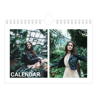 A5 Landscape Photo Calendar — Big month [cover]