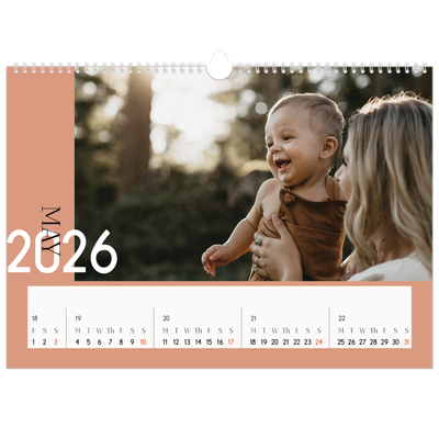 A3 Photo Calendar — Overlapping text [cover]
