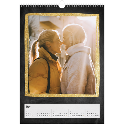 A3 photo calendars — Glitter frames [cover]