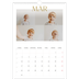 A3 photo calendars — Big gold text [March]