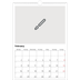 A3 photo calendars — Design your own product [February]
