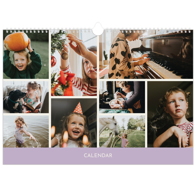 A3 Photo Calendar — Pastel chapters [cover]