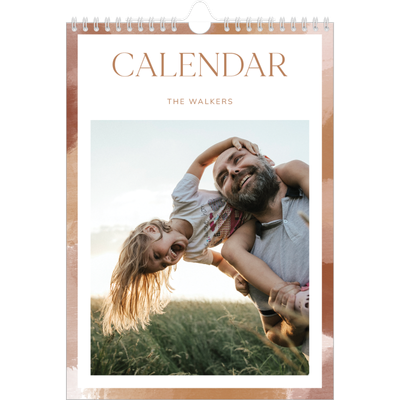 A4 Photo Calendar — Paintbrush effect [cover]
