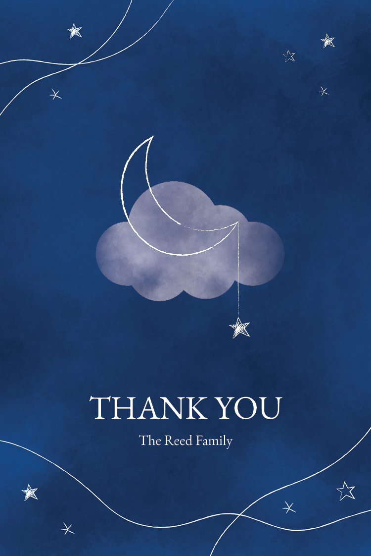 Thank you cards — Lunar love