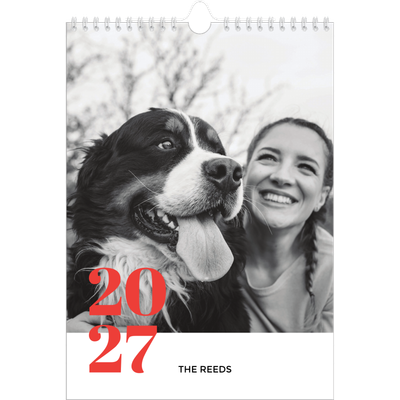 A4 Photo Calendar — A bold year [cover]