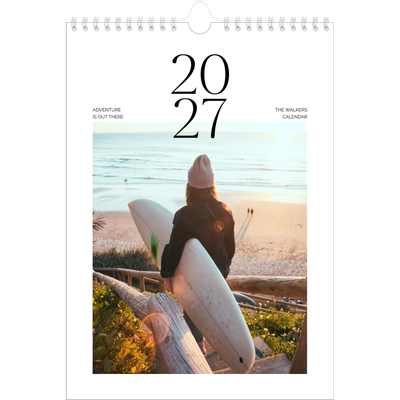 A4 Photo Calendar — Surfing sunsets [cover]