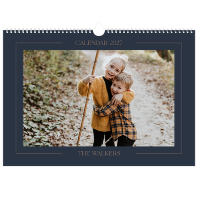 A3 Photo Calendar — Prussian blue [cover]