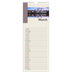 Slim Calendar  — Sights of the world [March]