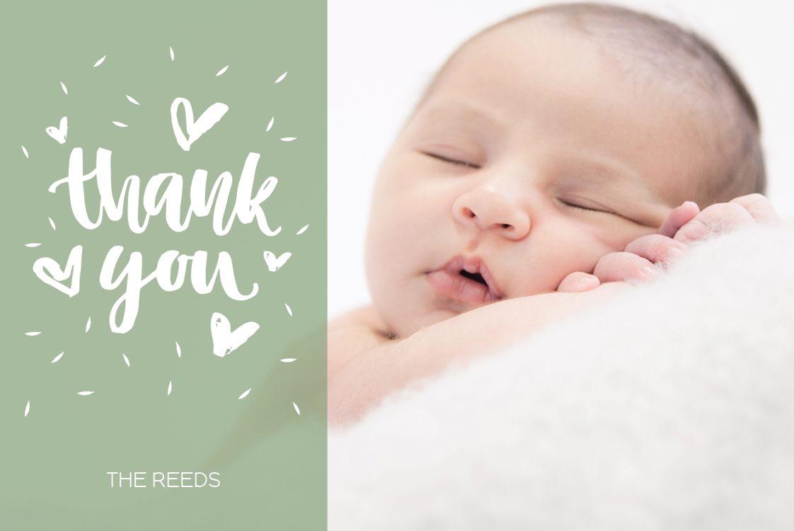 Thank you cards — Celebration headline