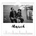 Square calendars  — Handwritten [March]