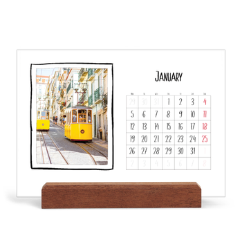 Easel Desk Calendar Landscape — Scrapbook snapshots