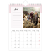 A5 Photo Calendar — List Calendar [April]