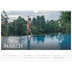 A3 Photo Calendar — Simple serif [March]