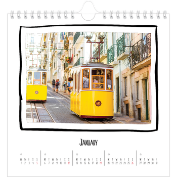 Square Photo Calendar — Scrapbook snapshots