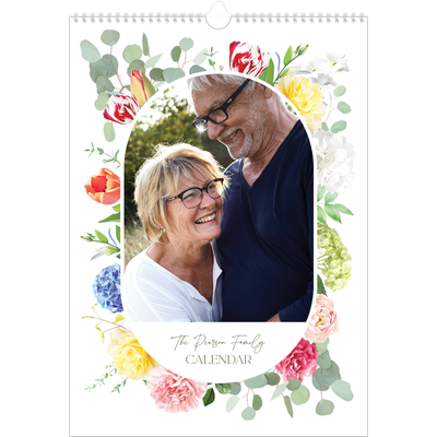 A3 photo calendars — Traditional flowers [cover]