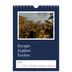 A5 Photo Calendar — Editorial Earth [January]