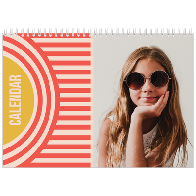 A4 Double Photo Calendar — Bright and beautiful [cover]