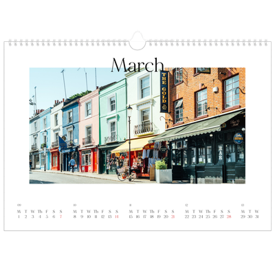 A3 Photo Calendar — My travelogue [March]
