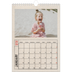A4 Photo Calendar — Craft stamp effect [January]