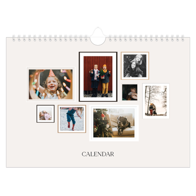 A4 Landscape Photo Calendar — Wall photo gallery [cover]