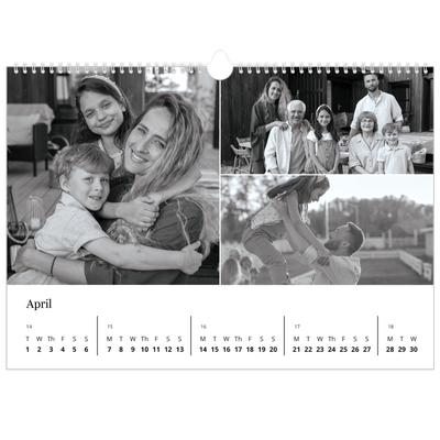 A3 Photo Calendar — Focus [April]