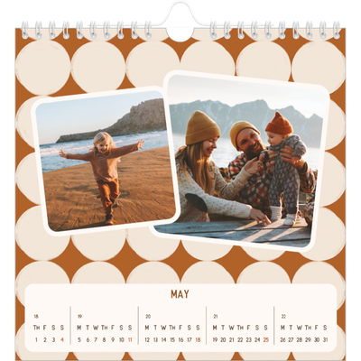 Square calendars  — Retro patterns [cover]