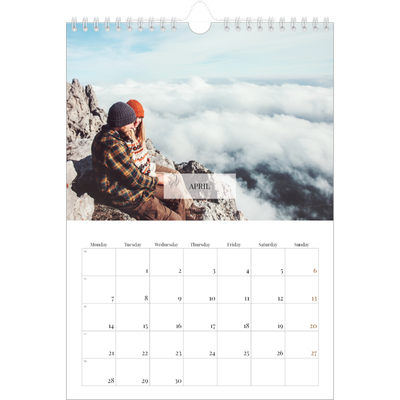 A4 Photo Calendar — Classic calendar [April]
