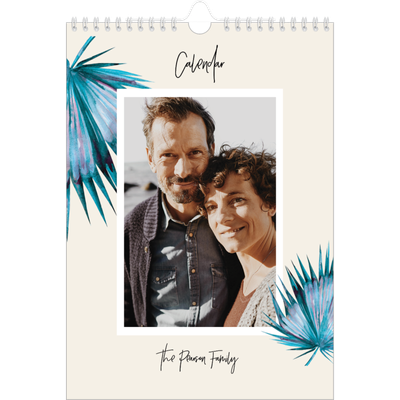 A4 Photo Calendar — Painted flowers [cover]